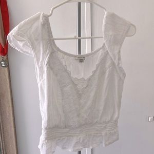 White shirt, is cropped